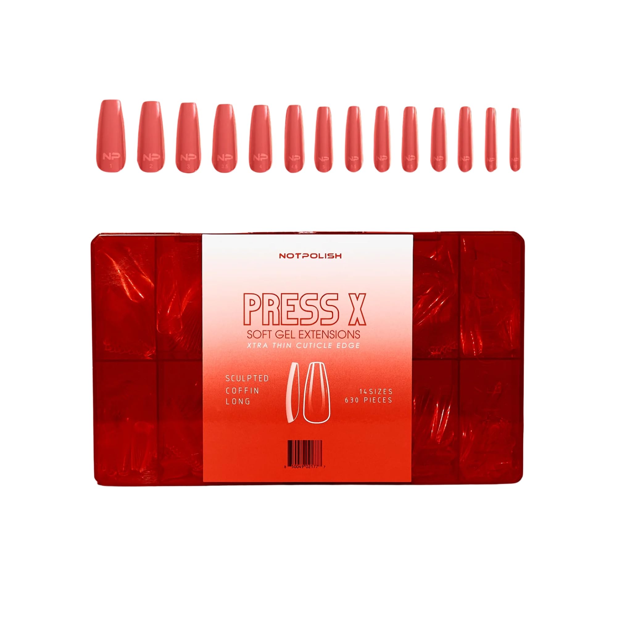 Amazon.com: Notpolish PRESS X Soft Gel Nail Extensions - Long